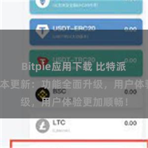 Bitpie应用下载 比特派钱包最新版本更新：功能全面升级，用户体验更加顺畅！