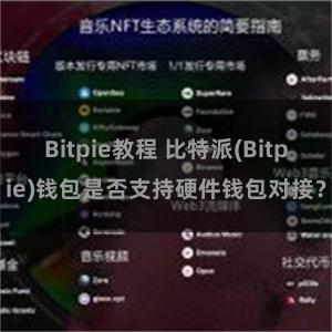 Bitpie教程 比特派(Bitpie)钱包是否支持硬件钱包对接？