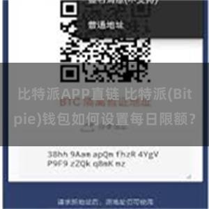 比特派APP直链 比特派(Bitpie)钱包如何设置每日限额？